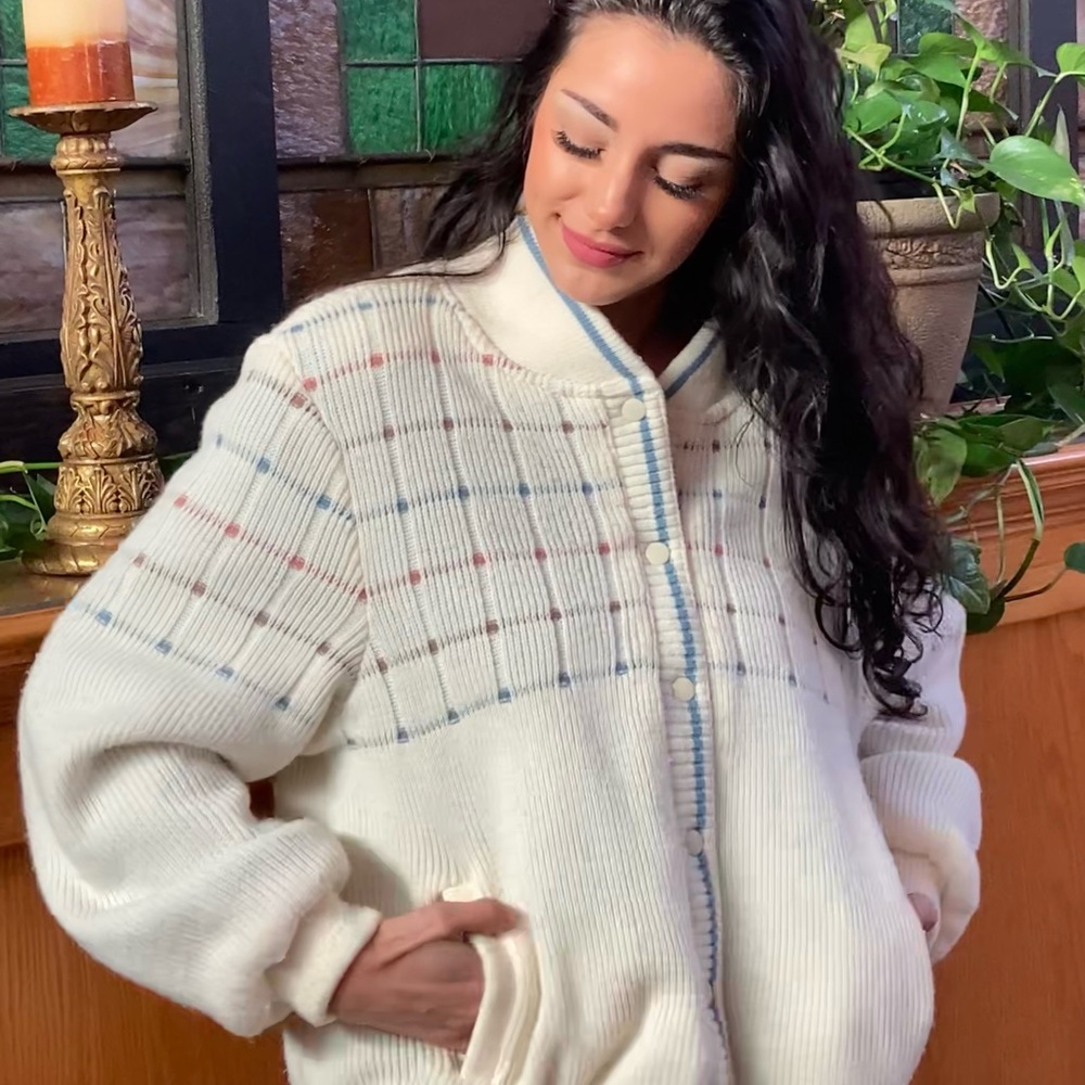 90’s Vintage Andy Johns Reversible Sweater Jacket